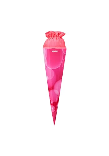 ergobag Schultüte mit Kordelzug für Jungen und Mädchen zur Einschulung KuntBärbuntes Einhorn - Pink