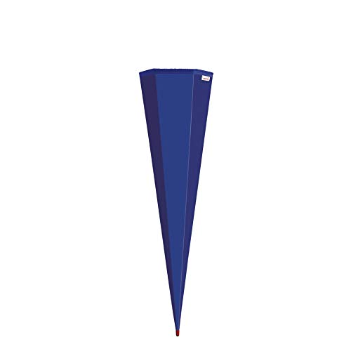 ROTH Schultüten-Rohling zum Basteln ultramarinblau - 85 cm 6-eckig - mit Rot(h)-Spitze ohne Verschluss