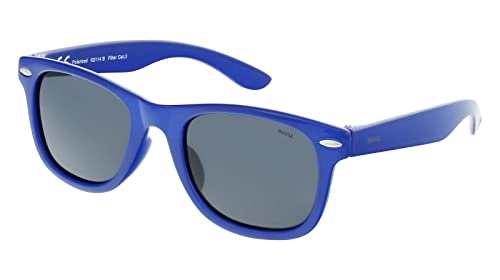 INVU By Swiss Eyewear Group Sonnenbrille Kinder Unisex Ultra Polarized K2114B, Shiny Blue, 45 EU