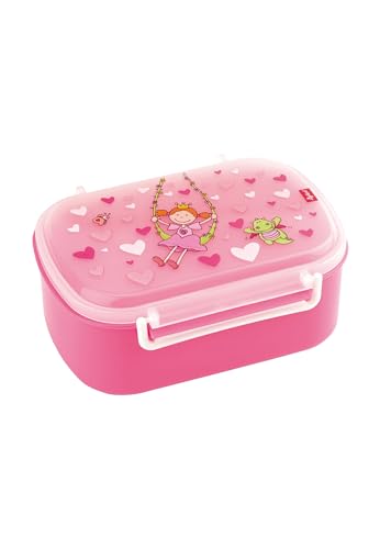 SIGIKID 24472 Brotzeitbox Pinky Queeny Lunchbox BPA-frei Mädchen empfohlen ab 2 Jahren rosa, 11 x 7 x 17