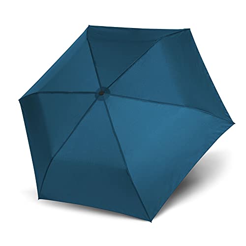 Doppler Taschenschirm Zero, 99 Uni Crystal Blue - Leichter Taschenschirm unter 100g - Blau