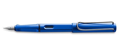 LAMY safari Füllhalter 014 – Moderner Füller in der Farbe Blau mit ergonomischem Griff und...
