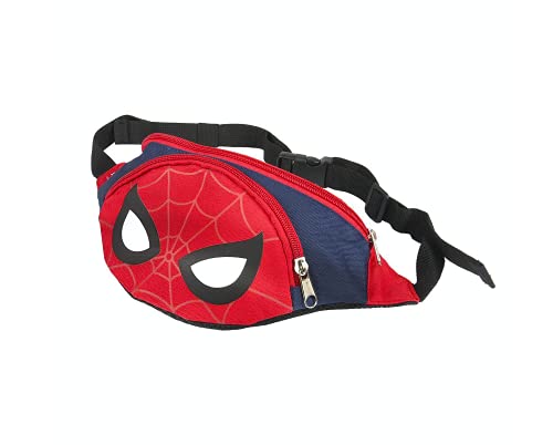 Marvel Spiderman Gürteltasche für Jungen, Kindertasche, Leichtes und Verstellbares Design, Geschenk für Kinder und Jugendliche