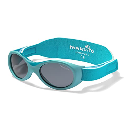 Mausito® BABY Sonnenbrille 0-1,5 Jahre Jungen I biegsame Sonnenbrille Baby I 100% AUGEN UV SCHUTZ I...