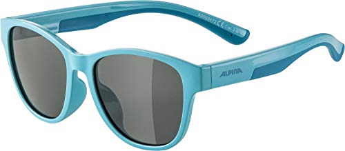 ALPINA FLEXXY COOL KIDS II - Flexible und Bruchsichere Sonnenbrille Mit 100% UV-Schutz Für Kinder, turquoise gloss, One Size