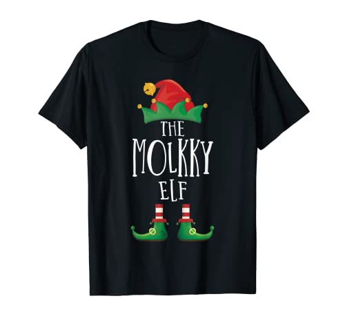 Molkky Elf Shirt Familie passender Pyjama Gruppe Weihnachten T-Shirt