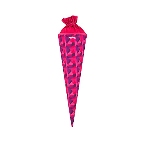 ergobag Schultüte 70cm 6-eckig für Jungen und Mädchen zur Einschulung Prima Bärllerina - Pink