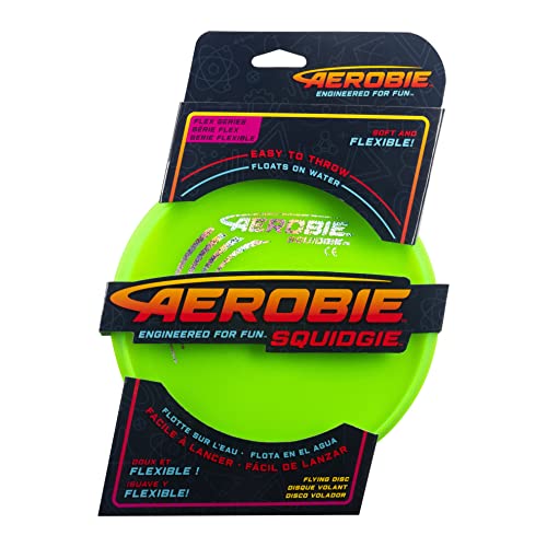 Aerobie Squidgie Disc, weiches Frisbee mit Durchmesser 20cm, farblich sortiert