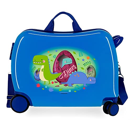 Movom Happy Time Kinder-Koffer Mehrfarbig 50x38x20 cms Hartschalen ABS Kombinationsschloss 34L 2,1Kgs 4 Räder Handgepäck