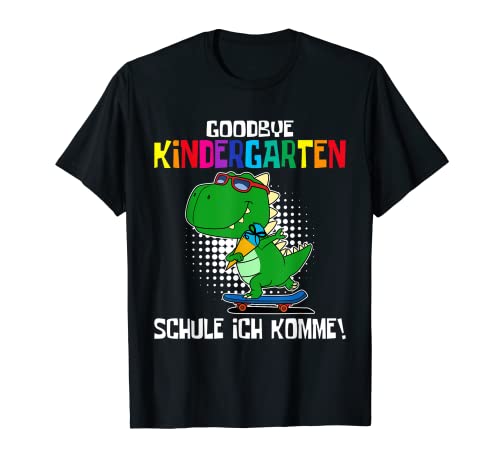 Schulkind Erstklassig Dino mit Schultüte Einschulung T-Shirt