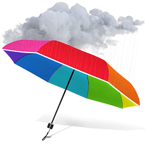 STYNGARD Regenschirm Kinder mit Sicherheitsreflektoren und Reflektorband - Kinder Regenschirm Mädchen & Junge - Kinderschirm - Regenschirm Kinder Schulranzen Modell STOCKHOLM