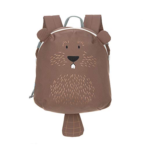 LÄSSIG Kleiner Kinderrucksack für Kita Kindertasche Krippenrucksack mit Brustgurt, 20 x 9.5 x 24 cm, 3,5 L/Tiny Backpack Bieber