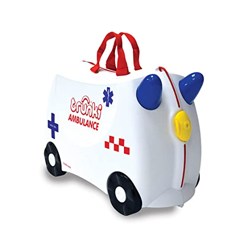 Trunki Kinder Reisekoffer & Kinderhandgepäck Abbie Ambulance (weiß)