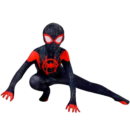 Glurak Kinder Cosplay Kostüm Fitting Spider Overall Enge Halloween Kleidung für Halloween Cosplay Outfits Kostüm-Outfits (100cm)