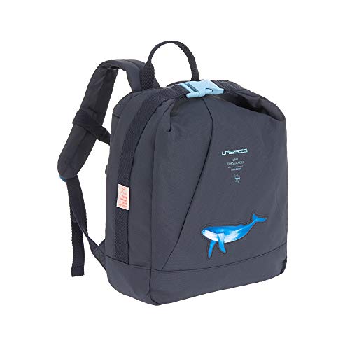 LÄSSIG Unisex Mini Backpack Ocean Navy Kinderrucksack, Blau, 25 x 10 x 30 cm