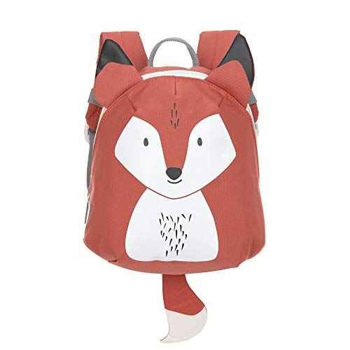 LÄSSIG Kleiner Kinderrucksack für Kita Kindertasche Krippenrucksack mit Brustgurt, 20 x 9.5 x 24 cm, 3,5 L/Tiny Backpack Fuchs