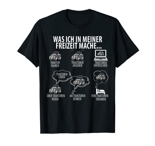 Freizeit Traktor Bauer Landwirt Geschenk T-Shirt