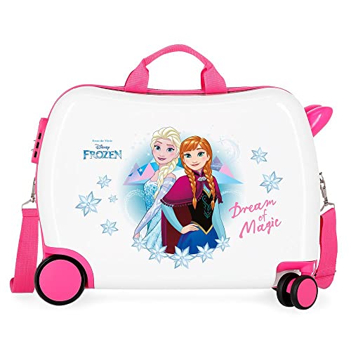 Disney Frozen Die Eiskönigin Dream of Magic Kinder-Koffer Mehrfarbig 50x38x20 cms Hartschalen ABS Kombinationsschloss 34L 2,1Kgs 4 Räder Handgepäck