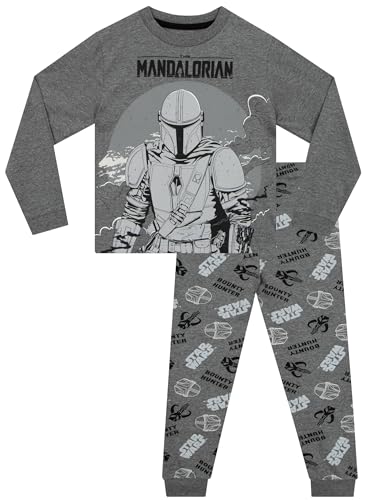 Star Wars Schlafanzug | Kinder Schlafanzug | Schlafanzüge Für Jungen | Grau 152