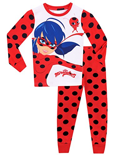 Miraculous Ladybug Mädchen Ladybug Schlafanzug - Slim Fit - 122