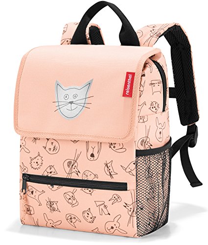 reisenthel IE3064 backpack kids Kinder-Rucksack 21 x 28 x 12 cm/5 l / cats and dogs rose