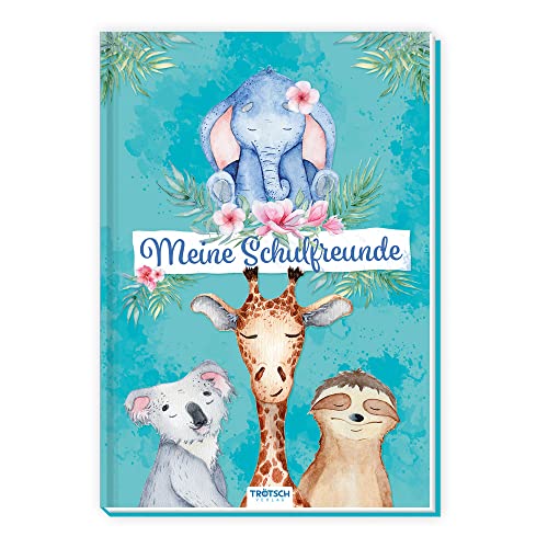 Trötsch Meine Schulfreunde Tierfreunde: Freundebuch Schulfreunde Erinnerungsalbum