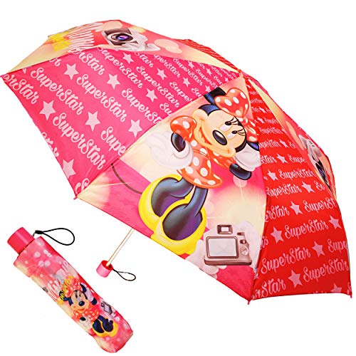 alles-meine.de GmbH Taschenschirm / Regenschirm - Kinderschirm - Disney - Minnie Mouse - ø 100 cm -...