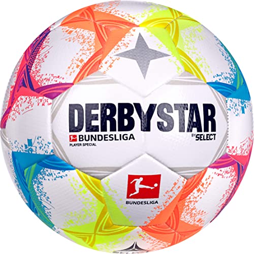 Derbystar Bundesliga Player Special v22 Ball 1342500022, Unisex Footballs, White, 5 EU