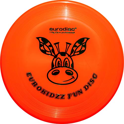 Eurodisc Kidzz Giraffe Frisbee Unisex Youth, Orange, 23 cm