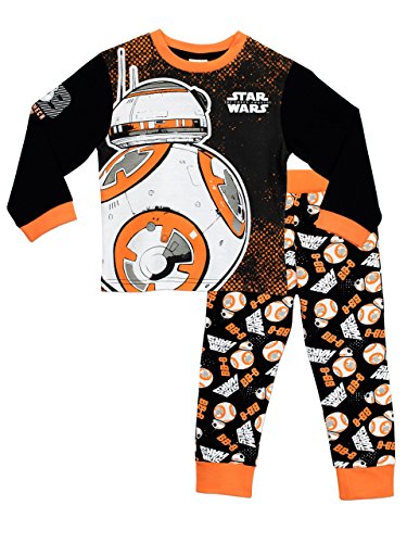 Star Wars Schlafanzug | BB8 Schlafanzug Jungen | Langarm Schlafanzüge für Kinder | Baumwolle Pyjama Junge Mehrfarbig 104