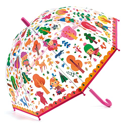 DJECO Regenschirm, Waldzubehör, Unisex, mehrfarbig, einfarbig