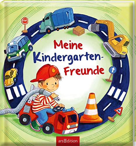 Ars Edition GmbH Kindergarten-Freunde (Fahrzeuge): Freundebuch ab 3 Jahren für Kindergarten und Kita, für Jungen und Mädchen, 4489120919