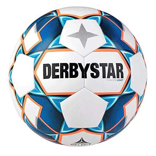 Derbystar Unisex Jugend Stratos S-Light Trainingsball, Weiss, 4