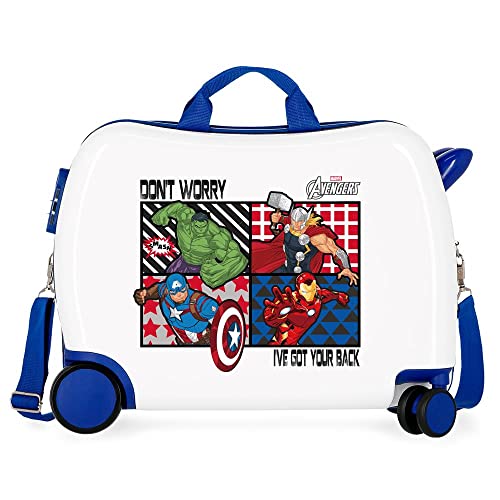 Marvel Avengers All Avengers Kinder-Koffer Mehrfarbig 50x38x20 cms Hartschalen ABS Kombinationsschloss 34L 2,1Kgs 4 Räder Handgepäck