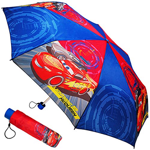 alles-meine.de GmbH Taschenschirm / Regenschirm - Kinderschirm - Disney Cars - Auto - ø 100 cm - großer Kinderregenschirm Schirm / für Jungen / Mädchen / Frauen / Männer - Erwach..