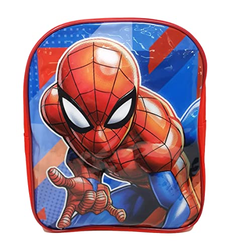 Theonoi Kindergarten Rucksack Kinder Vorschulranzen aus robustem Kunststoff, abwaschbar für Mädchen und Jungen (Spiderman)