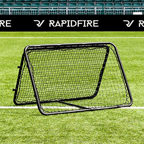 RapidFire Rebounder – Fußball Rebound Netz | 3 Größen erhältlich | Prallwand Fussball | Fußball Rebounder für Fußball Training | Fußball Kicktrainer | Rebounder Fußball (RF80)
