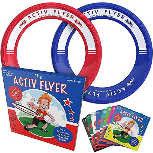 Frisbee-Ringe – Bestes Outdoor-Spielzeug für Kinder im Alter von 8–12 Jahren. Spiele für draußen für Erwachsene und Familien. Coole Rasenspiele für Kinder. Trendige Geschenke für 8-jährige Jungen
