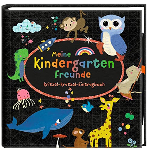 Freundebuch - Meine Kindergartenfreunde: Kritzel-Kratzel-Eintragbuch (Alben & Geschenke für Kinder)